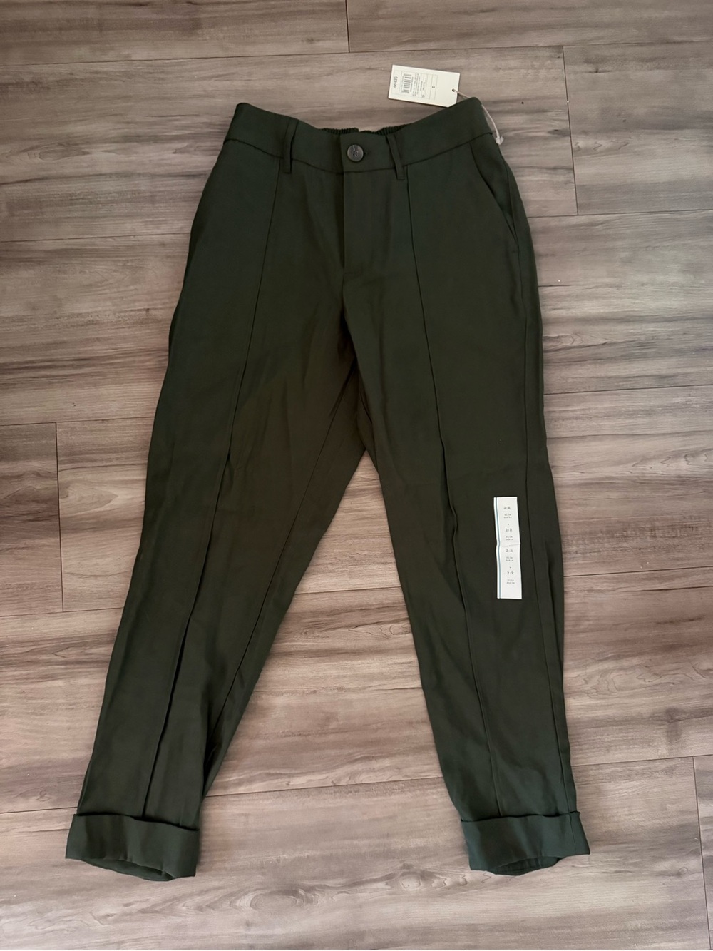 Women’s Olive Green Tailored Trousers